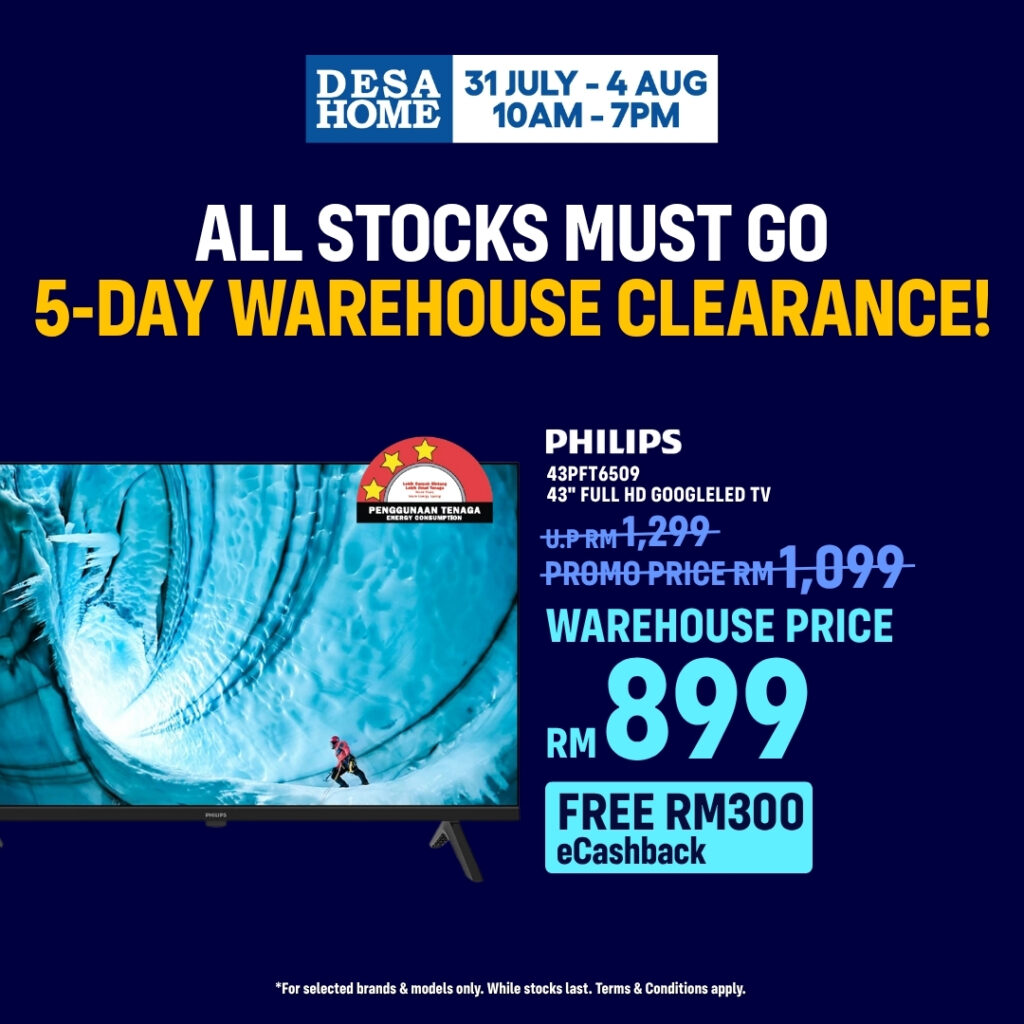 Desa Home Warehouse Sale TV2 1