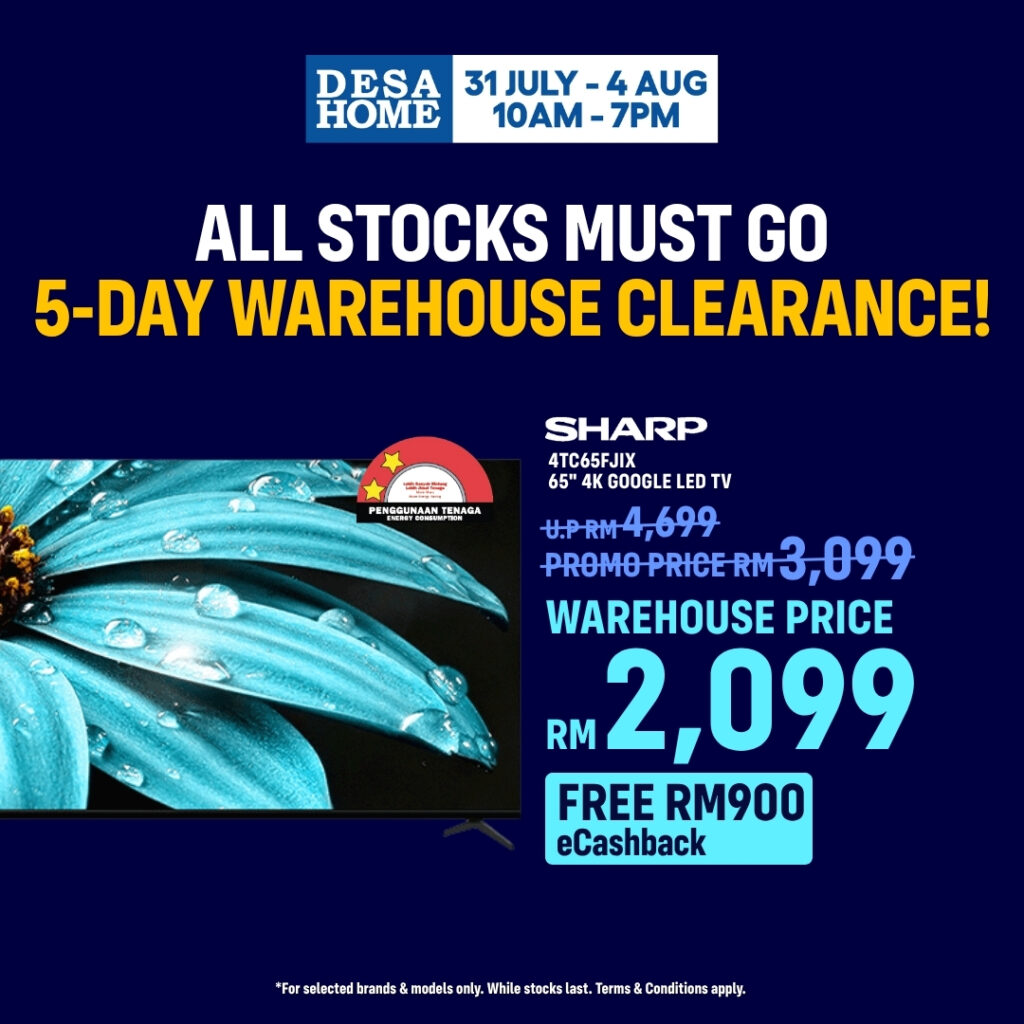 Desa Home Warehouse Sale TV2 3