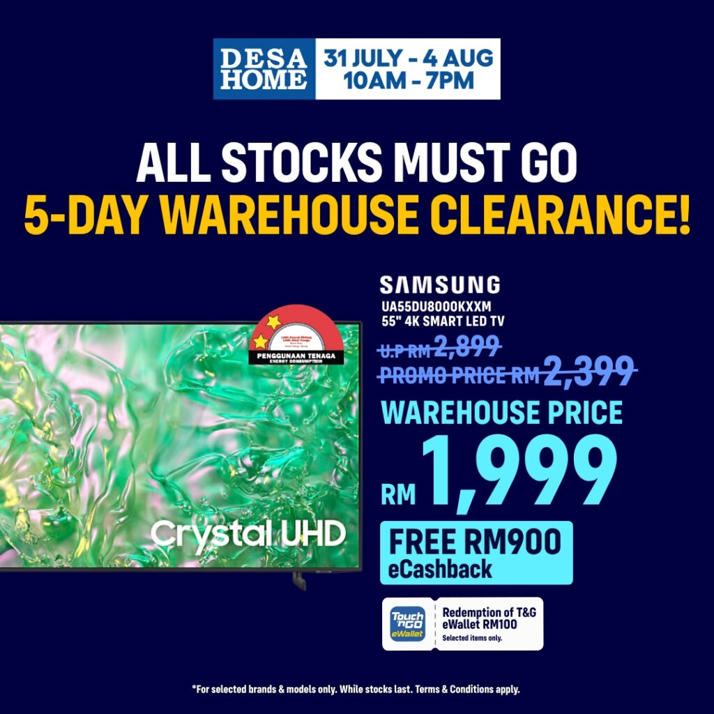 Desa Home Warehouse Sale TV2 4