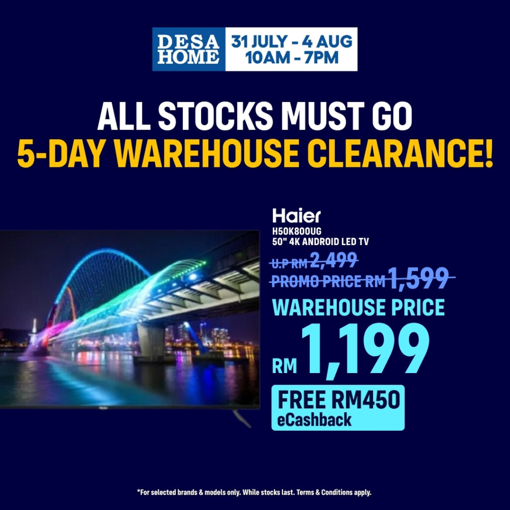 Desa Home Warehouse Sale TV2 5
